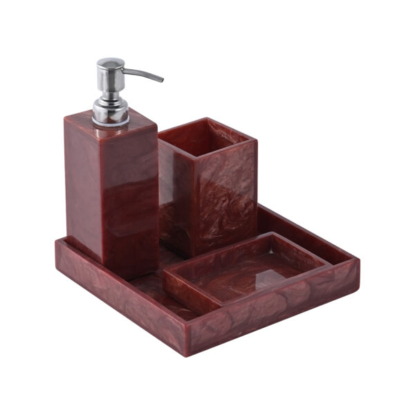 Resin Bath Set  Bath Accessories | Polished | Premium Home & Decor Gift Item
